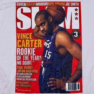 Mitchell & Ness SLAM Vince Carter Rookie Tee XL 1999 Magazine Cover NWOT